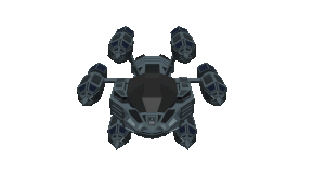 Low-poly spaceship from DASH//BLAST